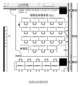 辦公室開放區(qū)域裝修設(shè)計(jì)平面圖,辦公室裝修案例平面圖