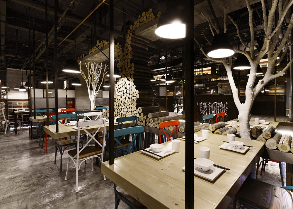 快餐店設(shè)計實景圖,快餐店裝飾效果圖