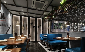茶餐廳裝修設(shè)計(jì)效果圖,茶餐廳設(shè)計(jì)圖片