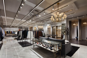店面裝修案例圖片,服裝專賣店裝飾實(shí)景圖