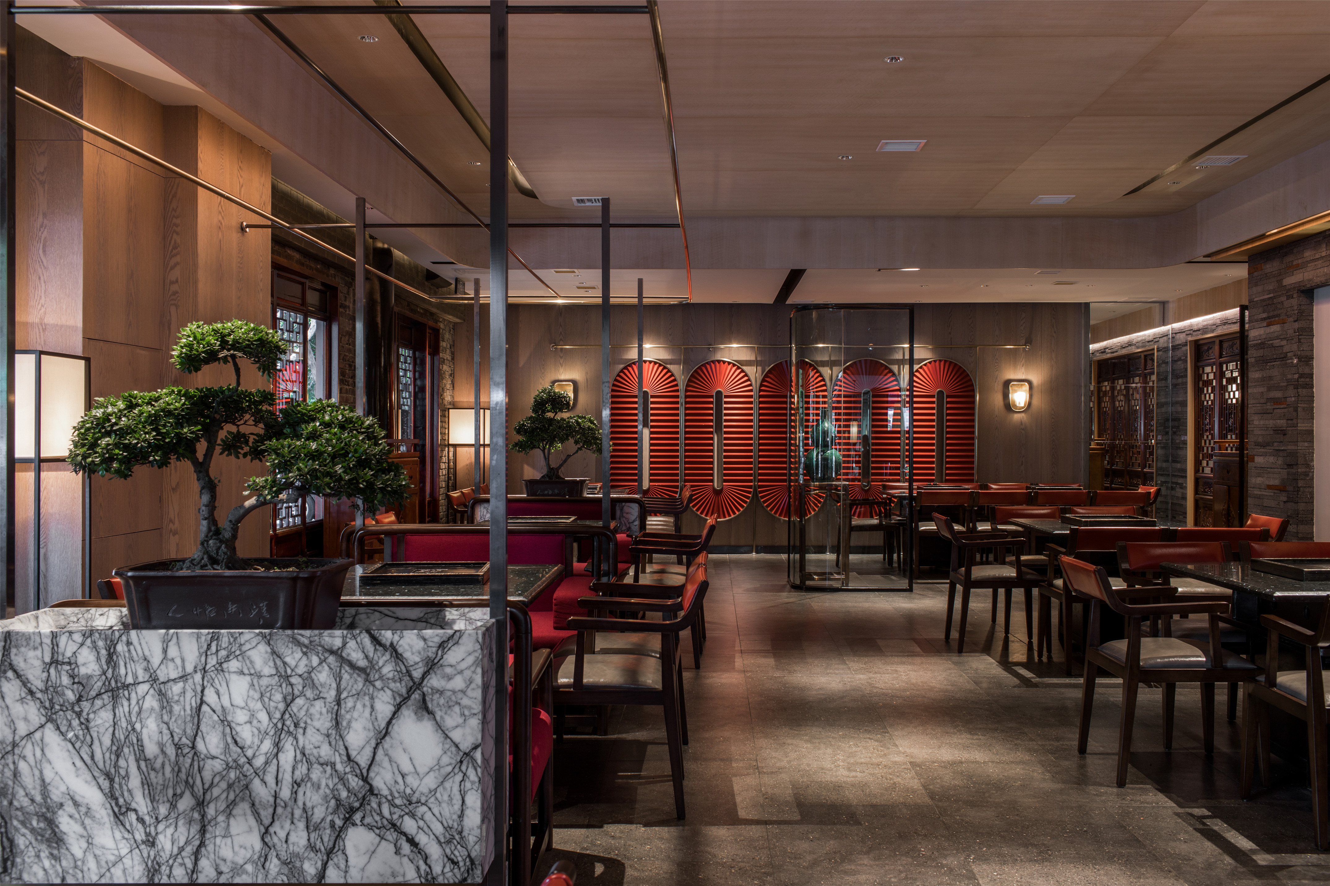  火鍋店裝修實(shí)景圖,火鍋店裝修案例圖