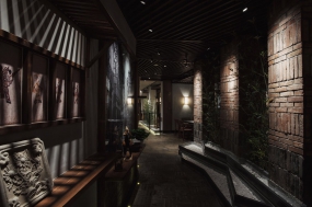 火鍋店空間設計效果圖,火鍋店空間設計圖片