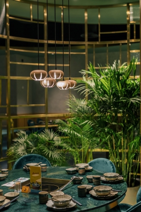 火鍋店裝修設計案例圖,火鍋店裝修設計布局圖