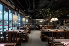 火鍋店裝修設計實景圖,火鍋店裝修設計案例圖