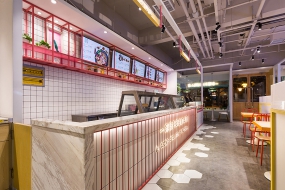 土豆粉店裝修設計布局圖,土豆粉店設計效果圖