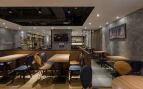 快餐店裝修設計圖片,快餐店裝修設計實景圖