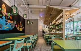  越南粉飯店設(shè)計實景圖