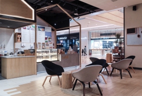 奶茶店裝修設計布局圖, 奶茶店設計效果圖