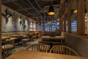 快餐店裝修設(shè)計圖片,快餐店裝修設(shè)計實景圖
