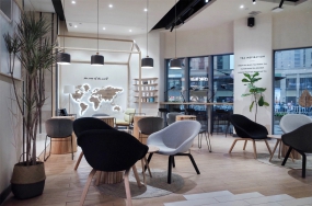 奶茶店空間設計圖,奶茶店裝飾圖