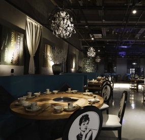  火鍋店裝飾實景圖