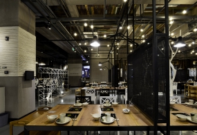 火鍋店店面裝修設(shè)計(jì)實(shí)景圖