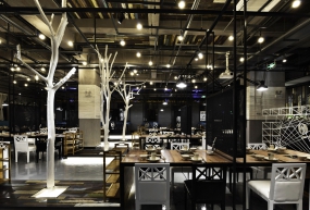 火鍋店店面裝修設(shè)計(jì)案例圖