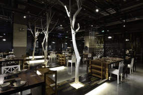 火鍋店空間設(shè)計(jì)效果圖,火鍋店空間設(shè)計(jì)實(shí)景圖