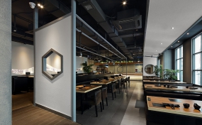 烤肉店裝飾設(shè)計(jì)圖片,火鍋店店面空間設(shè)計(jì)布局圖