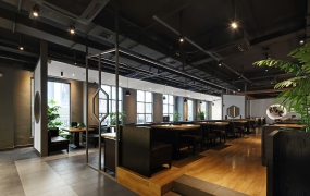 火鍋店店面裝飾設計布局圖