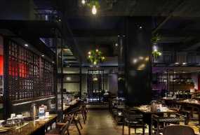 火鍋店裝修設(shè)計(jì)圖片,火鍋店裝飾效果圖