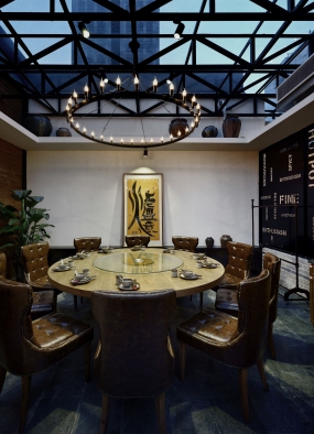 火鍋店店面裝飾設(shè)計(jì)實(shí)景圖