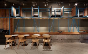 簡(jiǎn)約快餐店空間設(shè)計(jì)布局圖,簡(jiǎn)約快餐店設(shè)計(jì)效果圖