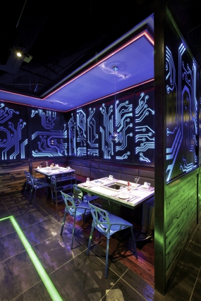 重慶火鍋店裝飾實景圖,重慶火鍋店裝飾圖片