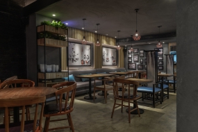 重慶小面面館空間設(shè)計布局圖