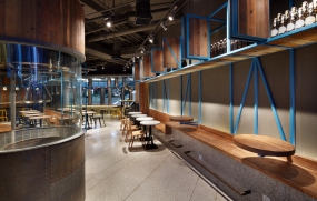 簡約快餐店設計效果圖,簡約快餐店設計案例