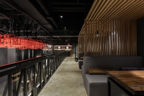 重慶小面面館裝修設計布局圖