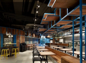 簡約快餐店設計圖片,簡約快餐店設計布局圖