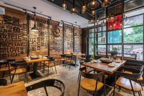 燒烤店裝修設(shè)計(jì)圖片,燒烤店裝飾效果圖