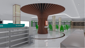 食品超市空間設(shè)計案例圖
