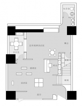 培訓機構裝修設計布局圖,培訓機構裝修設計布局