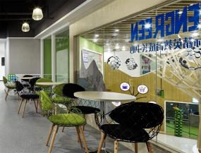 大型培訓(xùn)中心裝修設(shè)計(jì)效果圖
