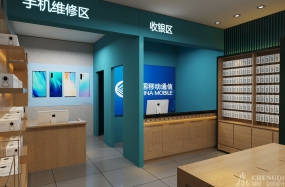 手機體驗店裝修設(shè)計效果圖,手機店空間設(shè)計圖片
