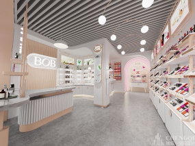 化妝品店裝修設(shè)計(jì)效果圖,化妝品店裝修設(shè)計(jì)布局圖