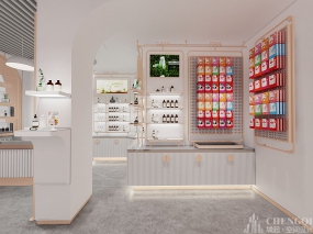 化妝品店設(shè)計(jì)布局圖,化妝品店裝修設(shè)計(jì)圖片