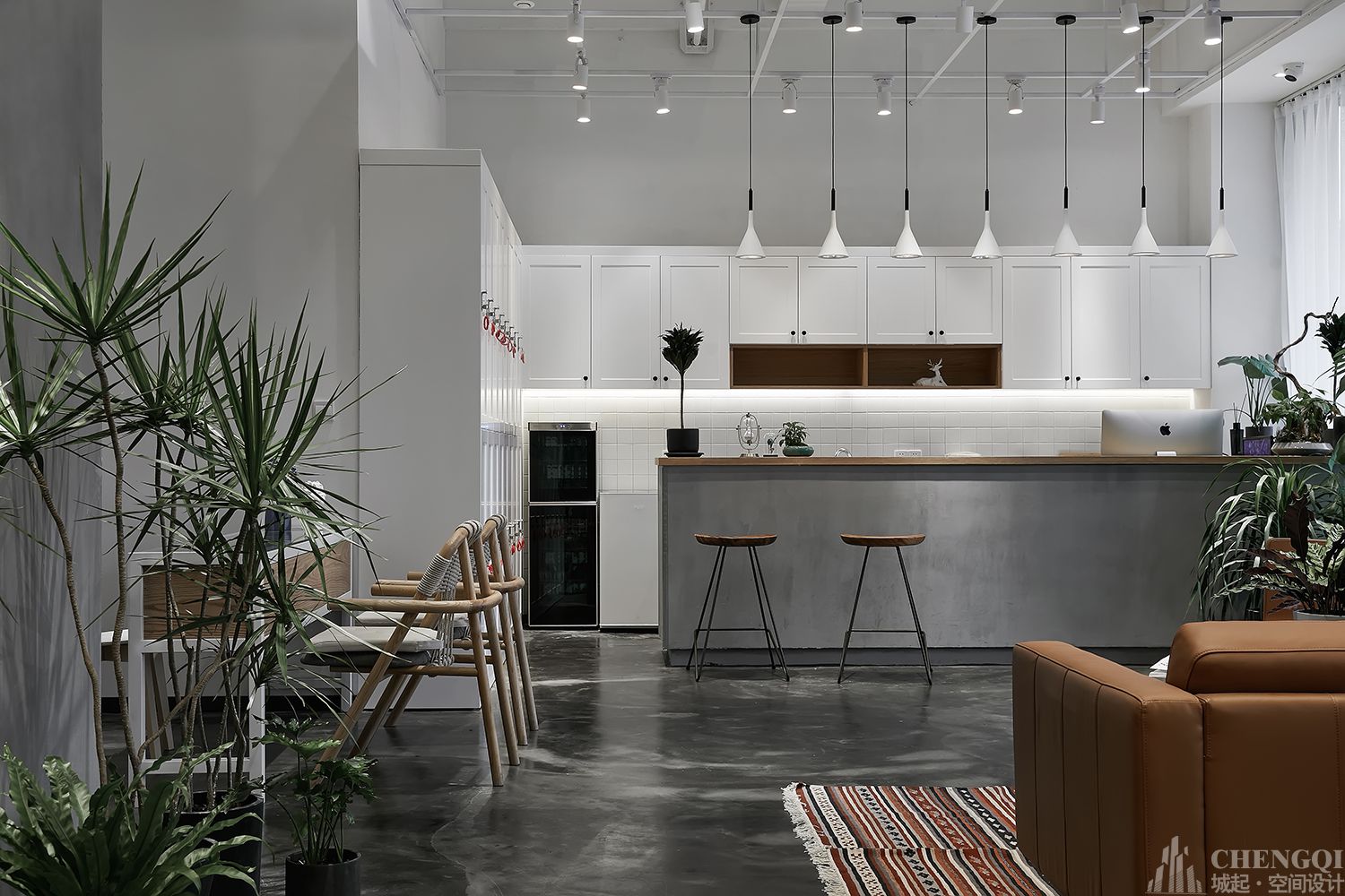 理發(fā)店空間設計布局圖,理發(fā)店空間設計實景圖