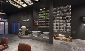 美發(fā)店裝飾設(shè)計(jì)布局圖