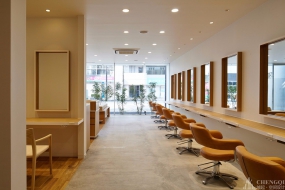理發(fā)店裝修設計布局圖,理發(fā)店裝飾圖片