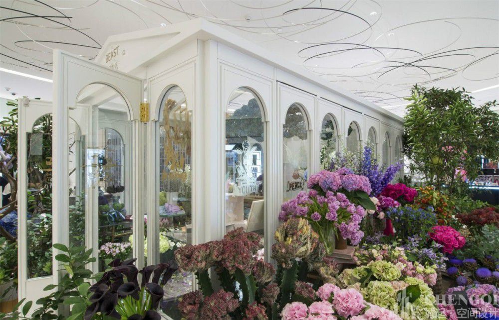 花店空間裝飾實景圖,花店空間裝飾圖片