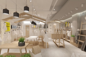 寶寶衣服店空間設(shè)計(jì)圖片