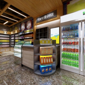 便利店空間裝飾大圖,便利店空間裝飾高清圖