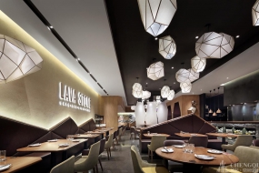 牛排店裝修設計效果圖,牛排店設計圖片
