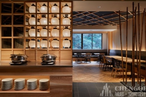 自助餐廳裝飾布局圖,自助餐廳裝飾案例圖