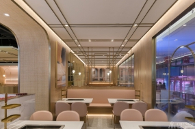 自助餐廳空間設(shè)計案例圖,自助餐廳空間設(shè)計效果圖