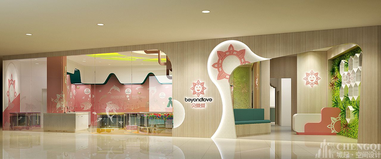 游泳館裝修效果圖,游泳館裝修設計布局圖