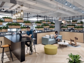 wework風格洽談區(qū)設計圖片