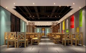 火鍋店室內裝飾裝修圖片大全