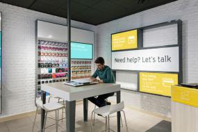 手機(jī)店收銀臺裝修效果圖片