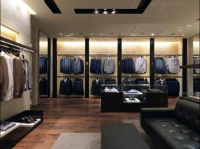 服裝店裝修風(fēng)格現(xiàn)代簡約吊頂效果圖