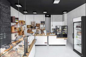蛋糕店門面室內(nèi)裝修實景圖片